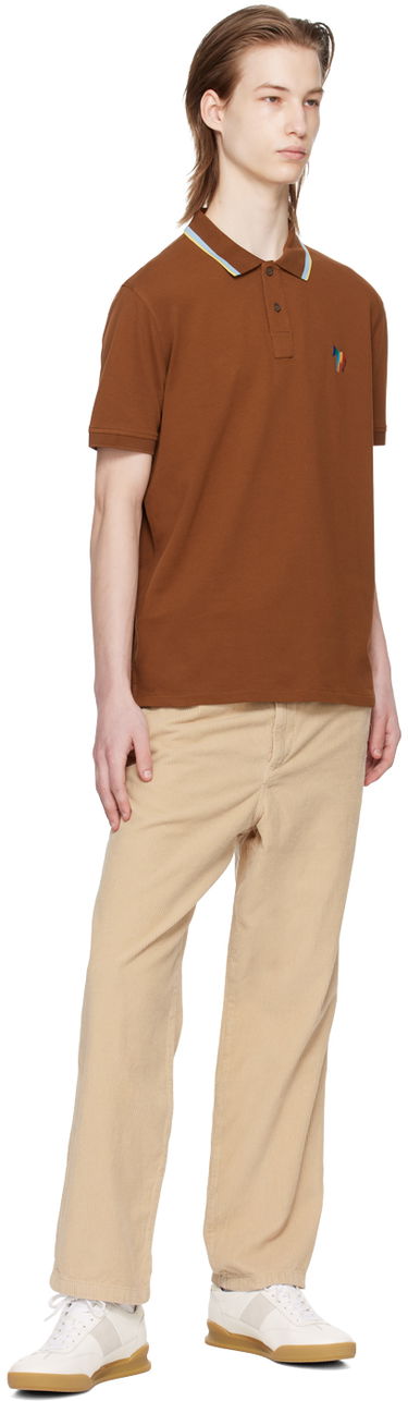 Поло тениска Paul Smith PS Paul Smith Zebra Polo Кафяво | M2R-151LE-M21511-66, 3