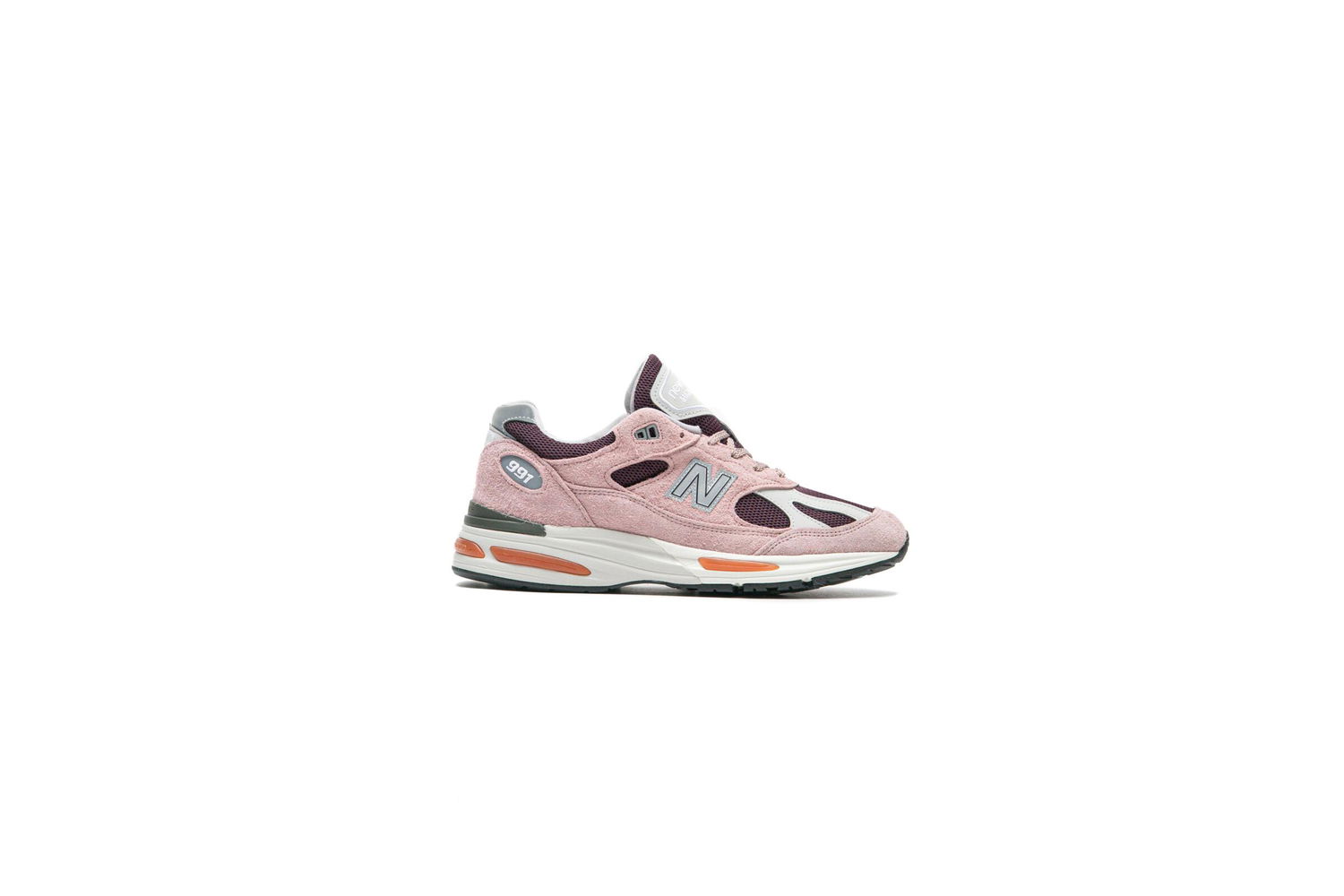 Кецове и обувки New Balance 991v2 Made in UK Розово | U991PR2, 0