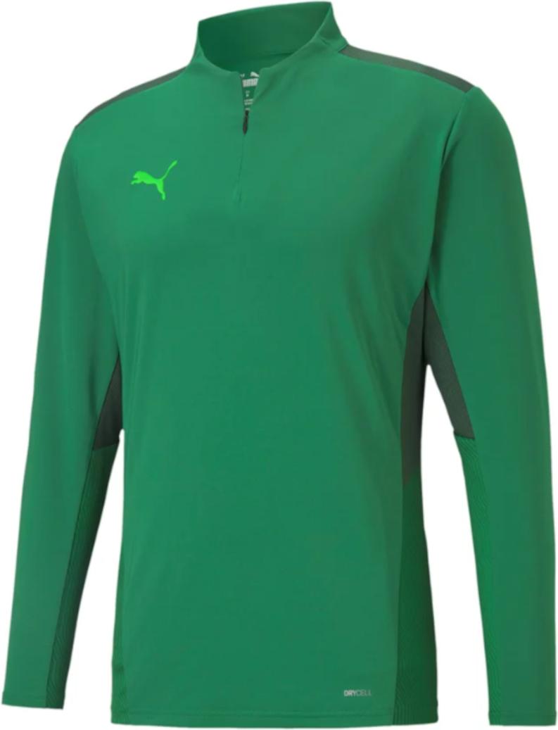Суитчър Puma teamCUP 1/4 Zip Sweatshirt Зелено | 65672805, 0