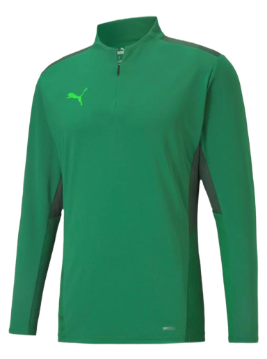 Суитчър Puma teamCUP 1/4 Zip Sweatshirt Зелено | 65672805