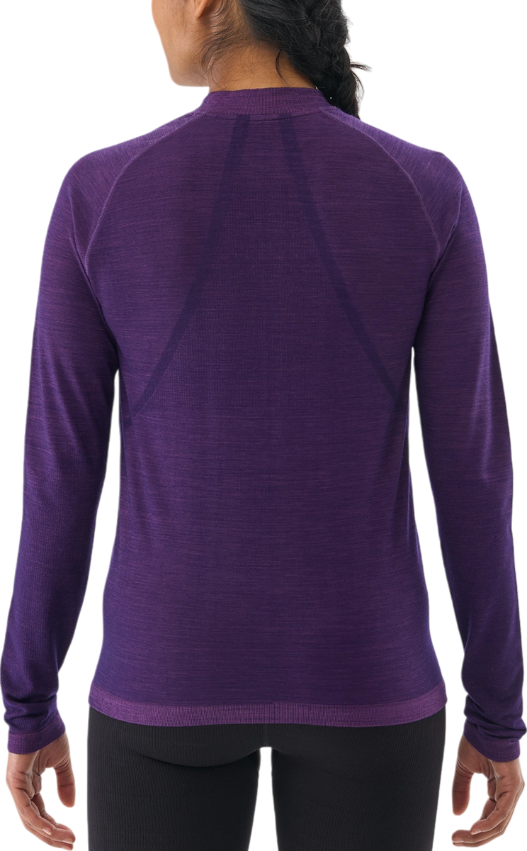 Тениска Compressport Trail Long Sleeve Running T-Shirt Лилаво | atsw4893071l, 1