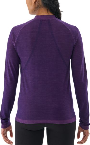 Тениска Compressport Trail Long Sleeve Running T-Shirt Лилаво | atsw4893071l, 1