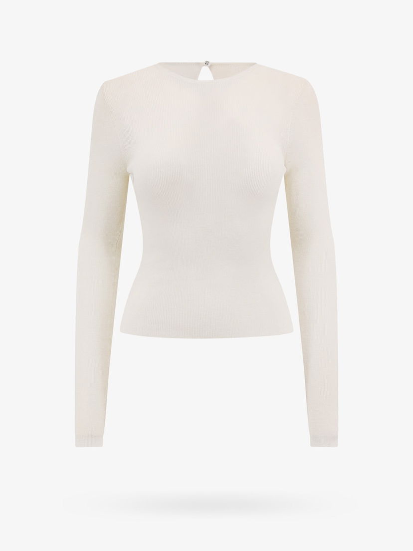 Пуловер Gucci Ribbed Sweater Бяло | 766172XKDJX9200