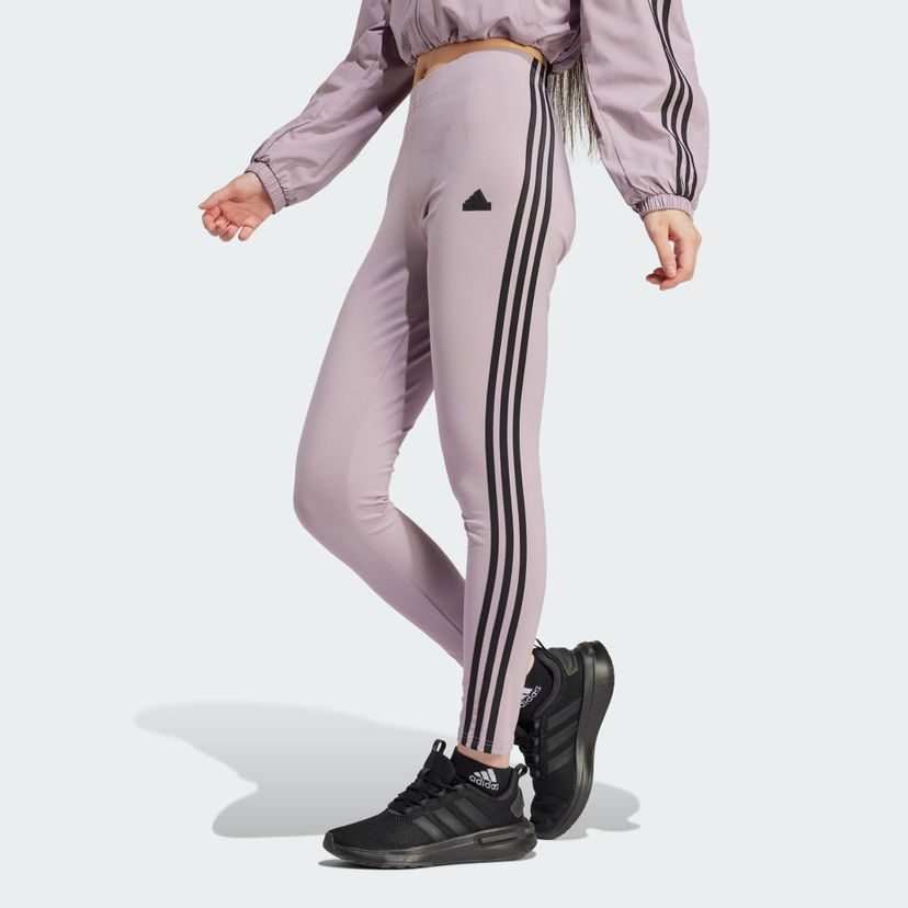 Клинове adidas Performance Future Icons 3-Stripes Leggings Лилаво | IS3611