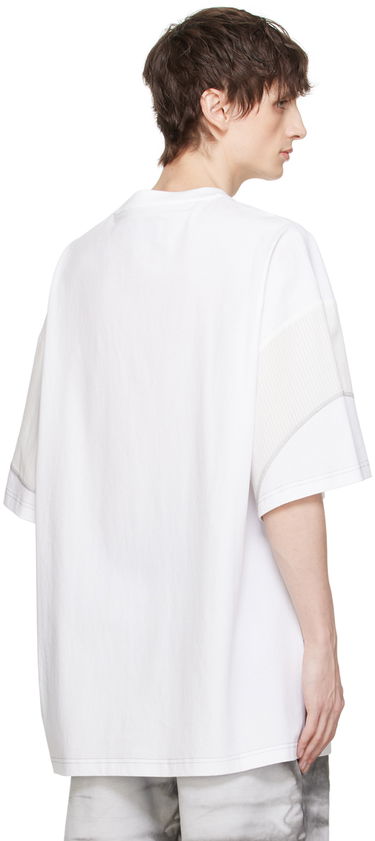Тениска Feng Chen Wang Feng Chen Wang Paneled T-Shirt Бяло | FMS17TS05, 2
