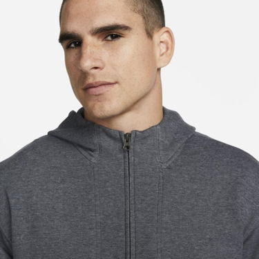 Суитчър Nike Yoga Dri-FIT Full-Zip Fleece Hoodie Черно | DQ4876-011, 1