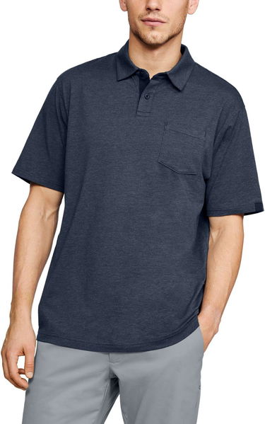 Поло тениска Under Armour Scramble Textured Golf Polo Синьо | 1321111-408, 0