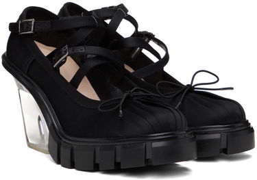 Бижута Simone Rocha Simone Rocha Criss-Cross Ballerina Heels Черно | TH1 0755, 3