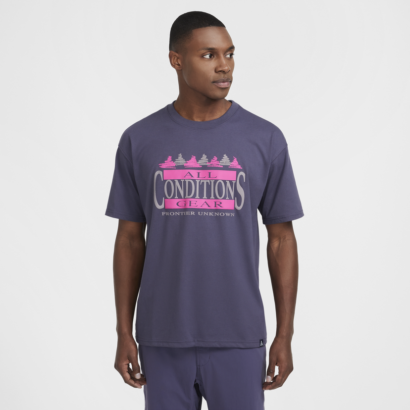 Тениска Nike ACG Dri-FIT T-Shirt Лилаво | FZ6702-573