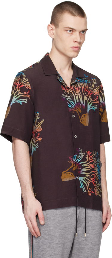 Риза Paul Smith Paul Smith Coral Print Shirt Кафяво | M1R-905U-K01924-79, 1