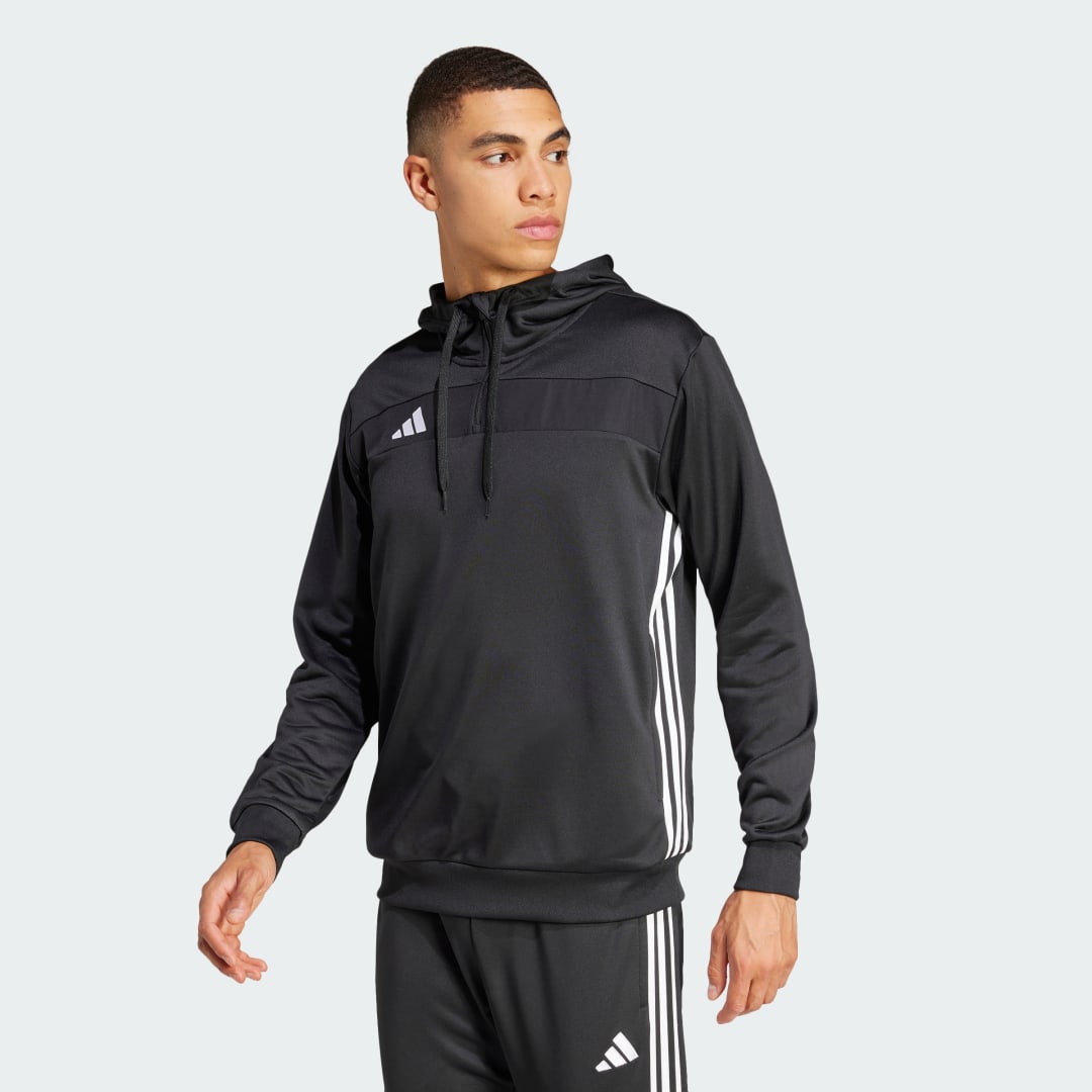 Суитчър adidas Performance Tiro 25 Essentials Hoodie Черно | JC5460, 0