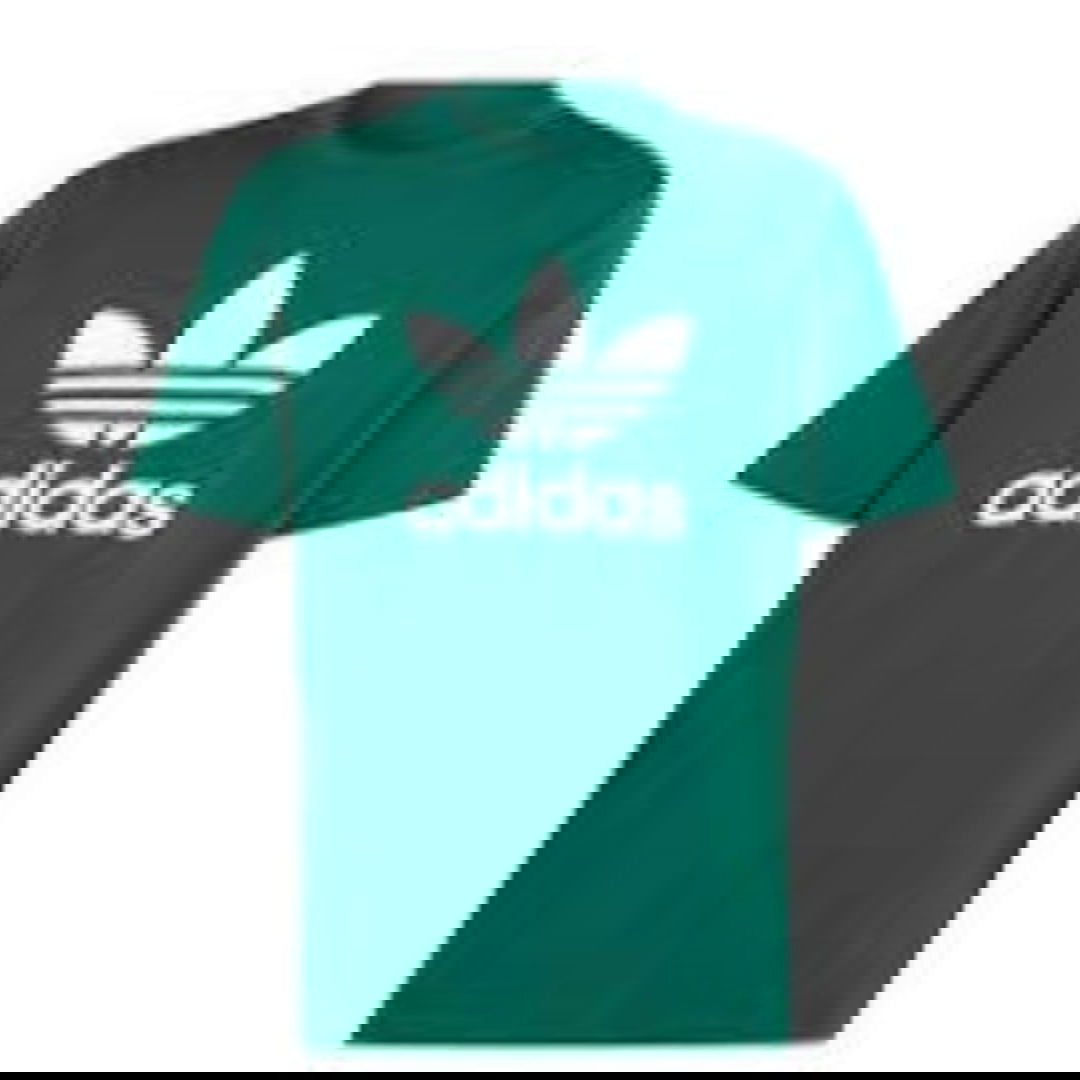 Тениска adidas Originals Trefoil Adicolor T-Shirt Зелено | IR7976, 0