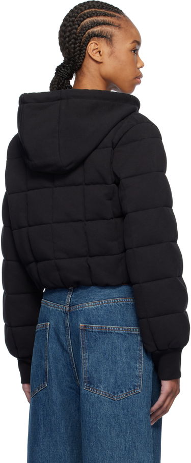 Суитчър Moncler Moncler Genius x Palm Angels Zip-Up Down Hoodie Черно | J209L8G00007899V4, 2
