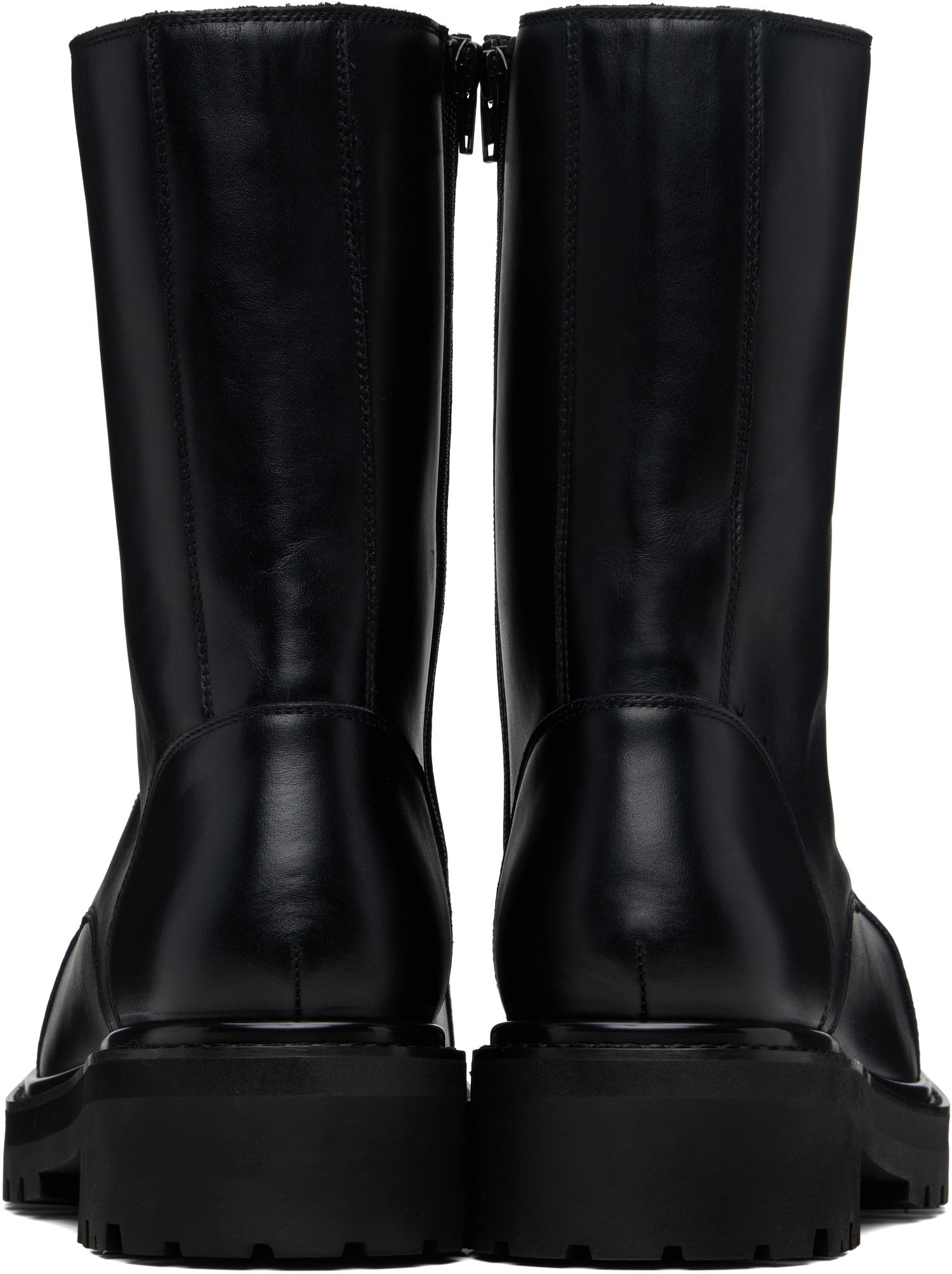Кецове и обувки VETEMENTS VETEMENTS Stomp Compact Boots Черно | UH76BT800B, 1