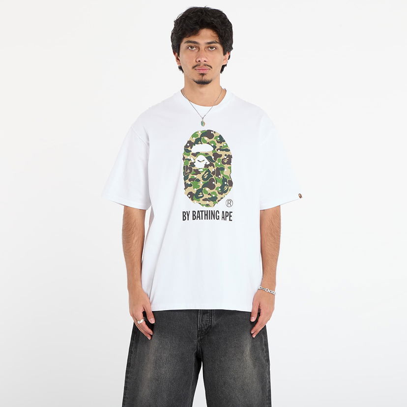 Тениска BAPE ABC Dot Camo Relaxed Fit T-Shirt Бяло | 001TEL801313MWHT