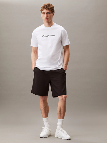 Тениска CALVIN KLEIN Calvin Klein Graphic Short Sleeve T-Shirt Бяло | LVGMS5K182-100, 3