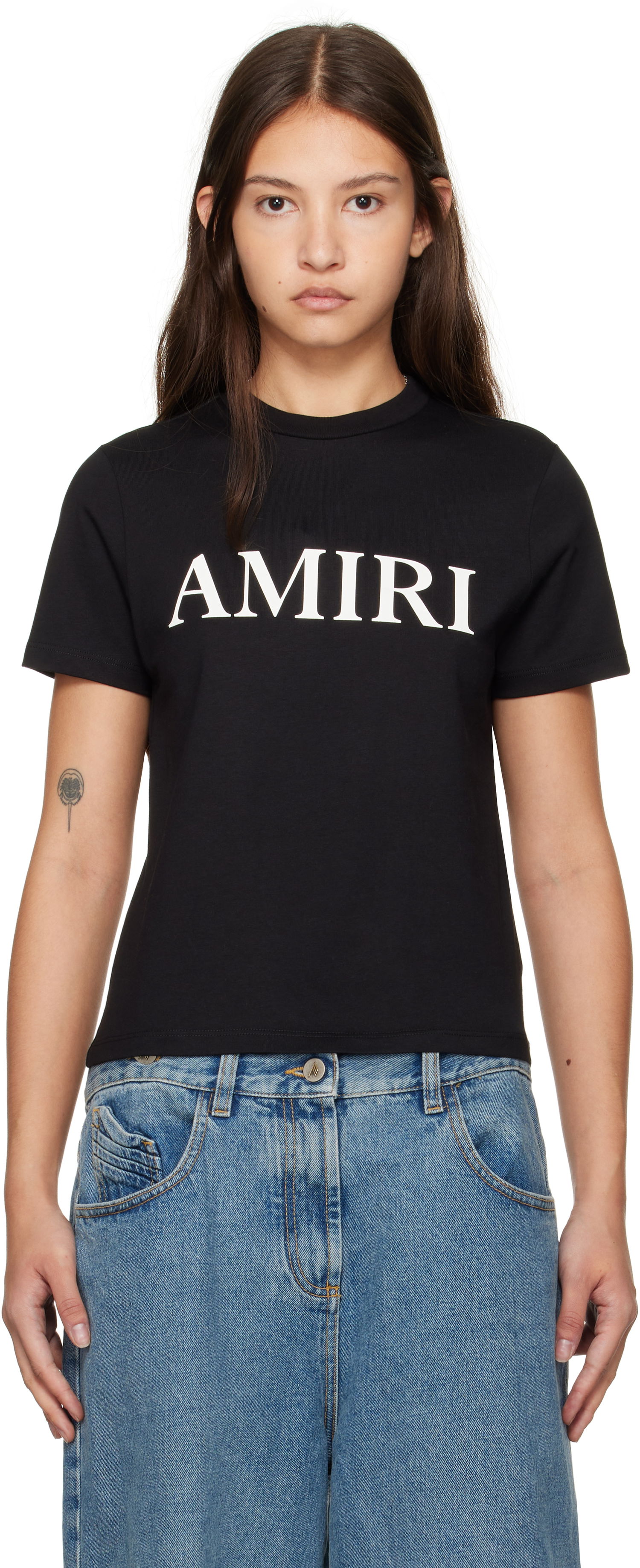 Тениска AMIRI Core Logo Black T-Shirt Черно | AWJYTE1035, 0