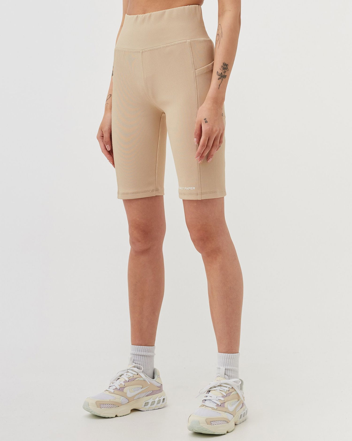 Къси панталони DAILY PAPER Revin Cycle Shorts Бежово | 2213231, 1