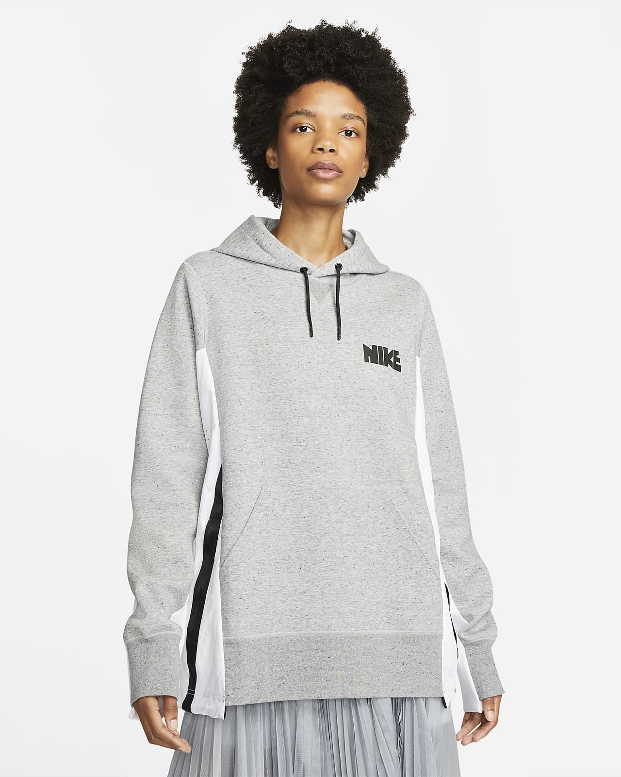 Суитчър Nike sacai x Hoodie Сиво | CV5727-063, 0