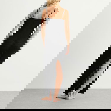 Pокля SKIMS SKIMS Sheer Knit Midi Dress, Size Large Черно | DS-DRS-8175W-ONX, 3
