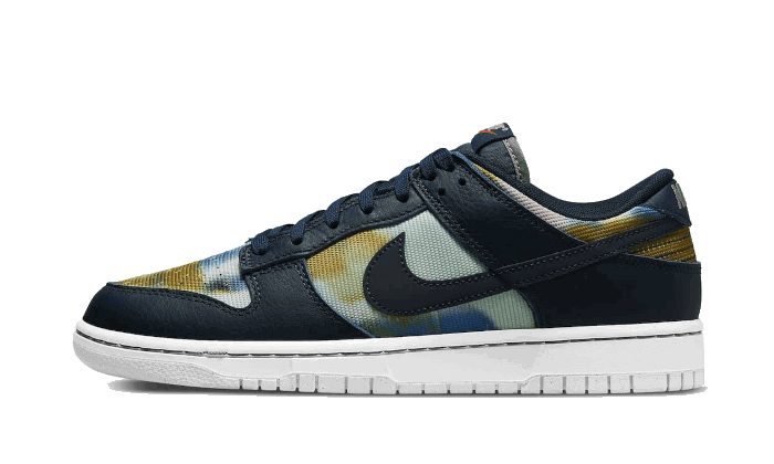 Кецове и обувки Nike Dunk Low Retro Premium "Graffiti Pack - Obsidian" Тъмно синьо | DM0108-400, 0