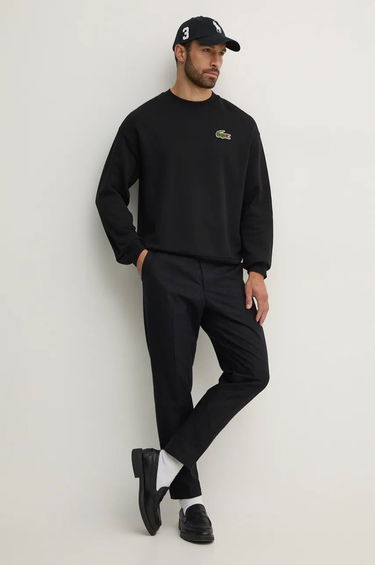 Суитчър Lacoste Black Minimalist Sweatshirt Черно | SH2741, 1
