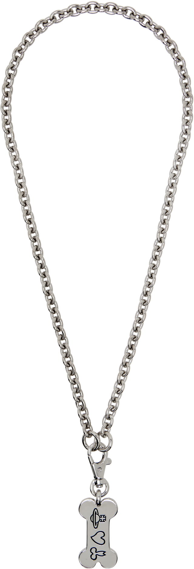 Vivienne Westwood Dog Tag Pendant Necklace