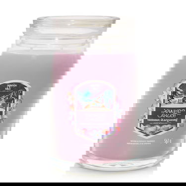 Свещи Yankee Candle Après Ski Collection Signature Large Jar 2 Wicks Summit Stargazing Лилаво | 43495, 0