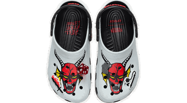 Кецове и обувки Crocs Stranger Things Hellfire Classic Clogs Бяло | 211507-90H, 0