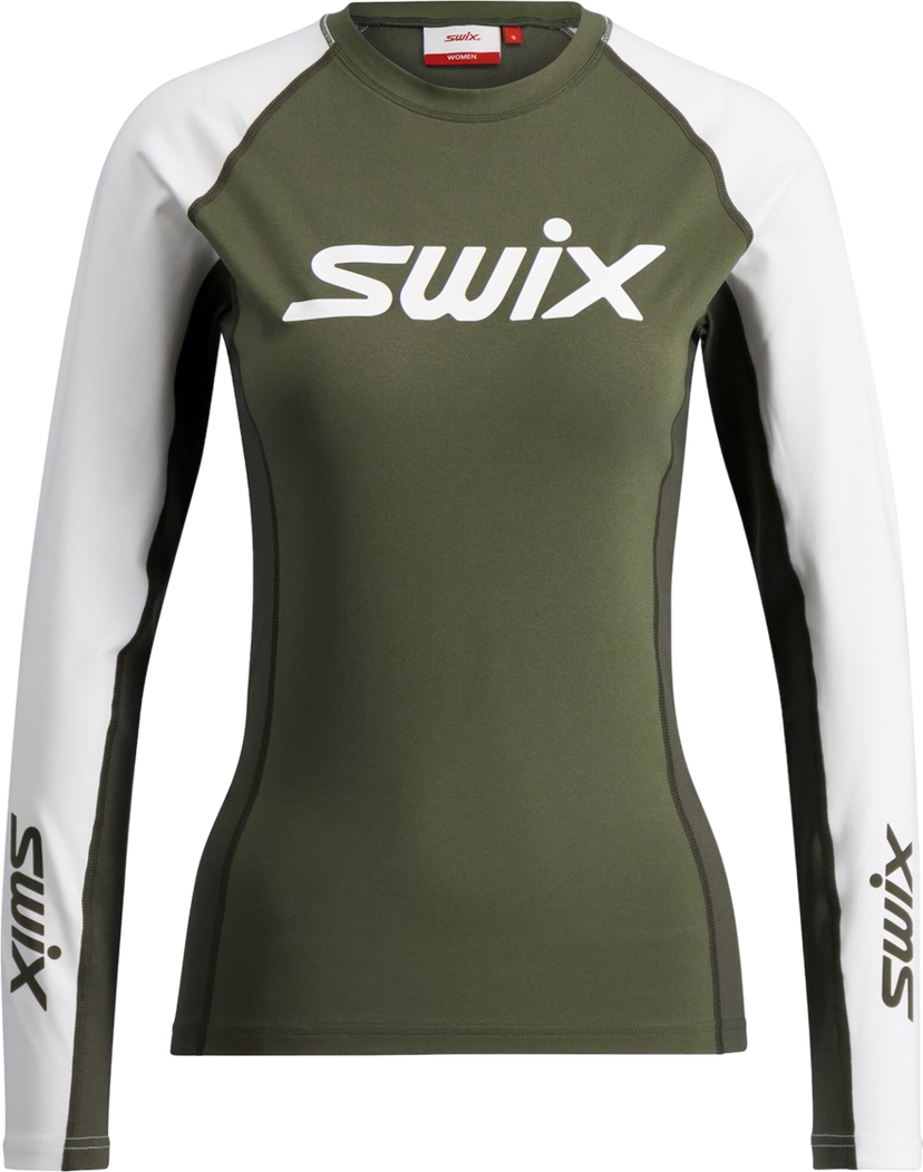 Тениска SWIX Swix RaceX Dry Long Sleeve Shirt Зелено | 10098-23-48105