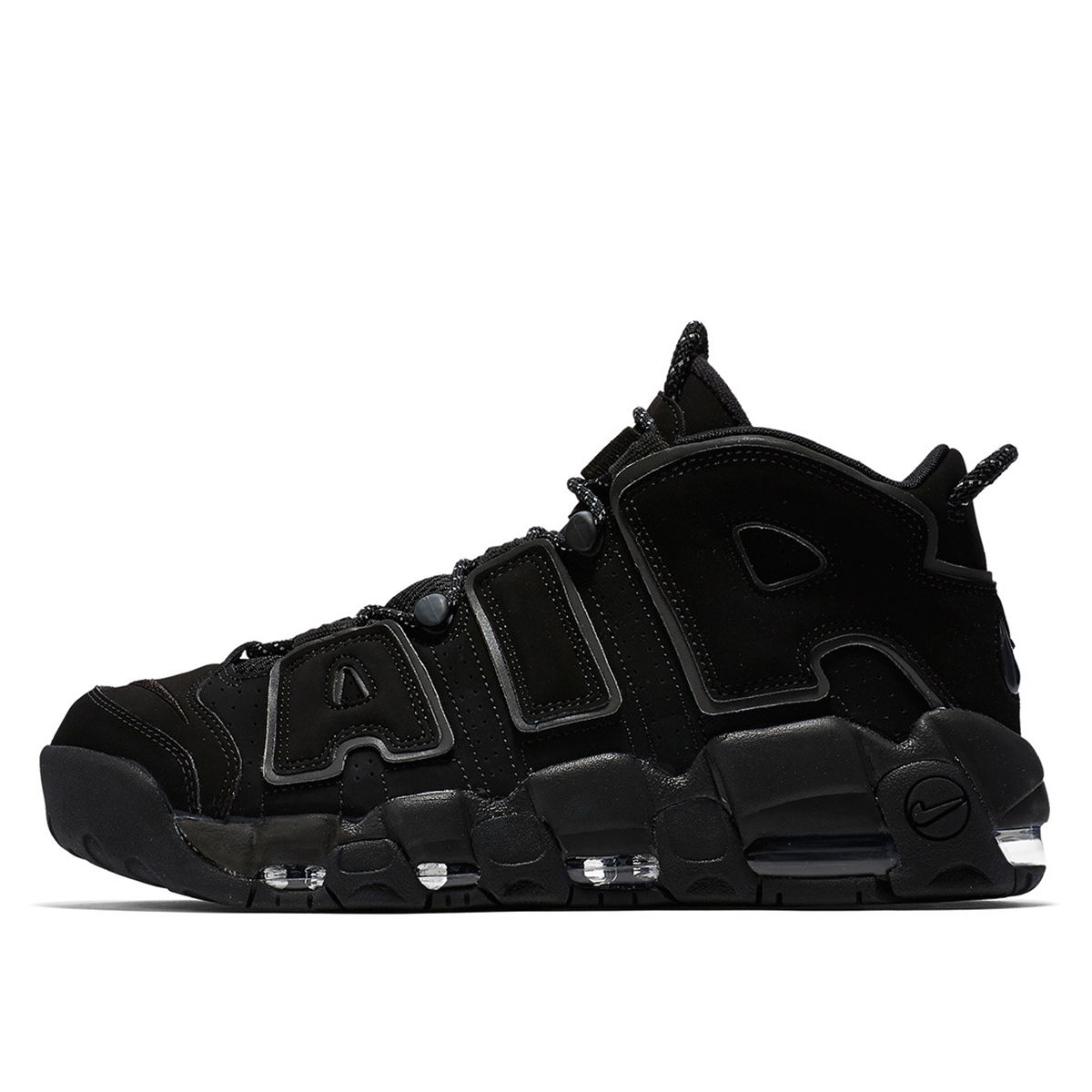 Кецове и обувки Nike Air More Uptempo "Black Reflective" (2018) Черно | 414962-004, 1