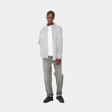 Дънки Carhartt WIP Pierce Pant "Black light stone washed" Сиво | I025268_89_47, 5