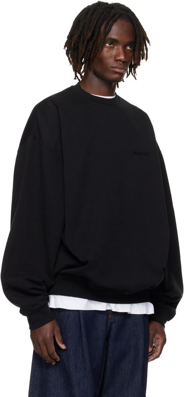 Суитчър VETEMENTS VETEMENTS Logo Oversized Sweatshirt Черно | UH76CW100B, 1