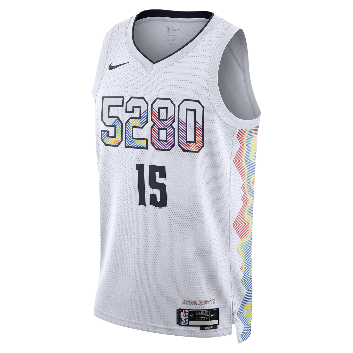 Фланелка Nike Dri-FIT NBA Swingman Nikola Jokic Denver Nuggets City Edition 2024/25 Бяло | FQ4340-101, 1