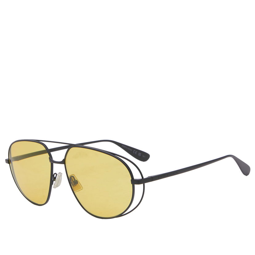 Слънчеви очила Bottega Veneta Eyewear Black/Yellow Жълто | BV1344S-002