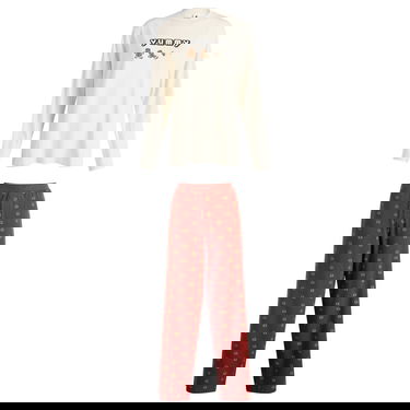 Пижама SKIMS CPFM Boyfriend Long Sleeve & Pant Set Yummy Print Многоцветен | ST-SET-10926W-MYG, 1