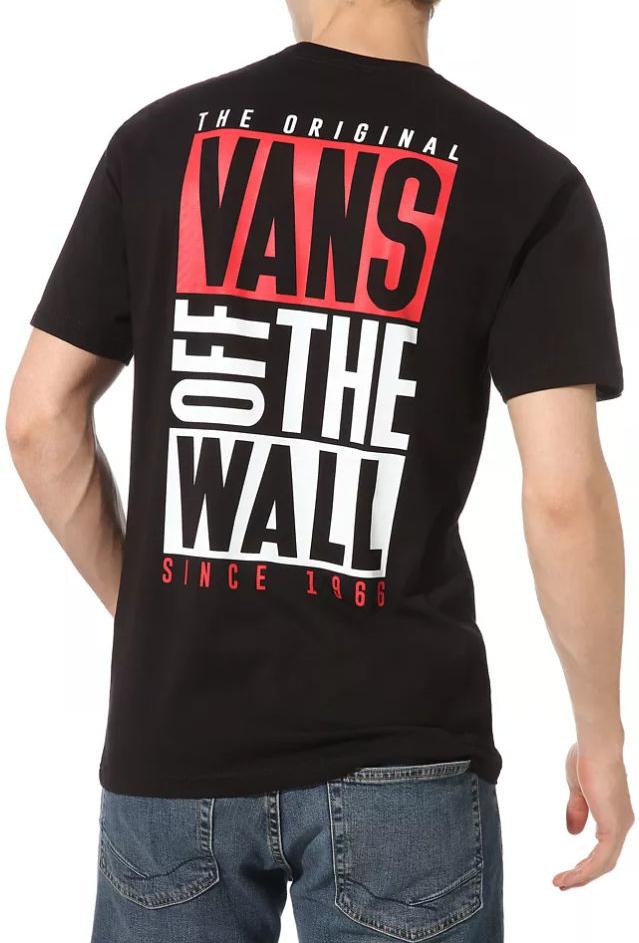 Тениска Vans NEW STAX T-Shirt Черно | vn0a49q6blk1, 1