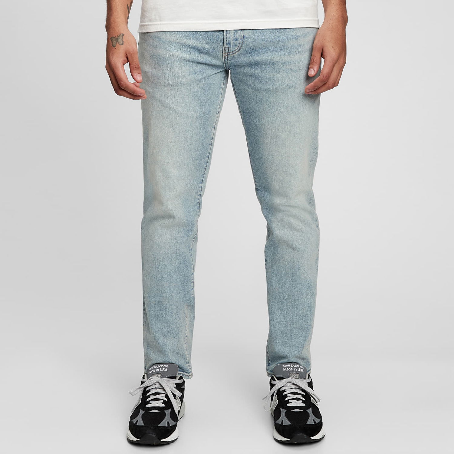 Дънки GAP Denim Pants Slim Light Wash Синьо | 819620-00, 1