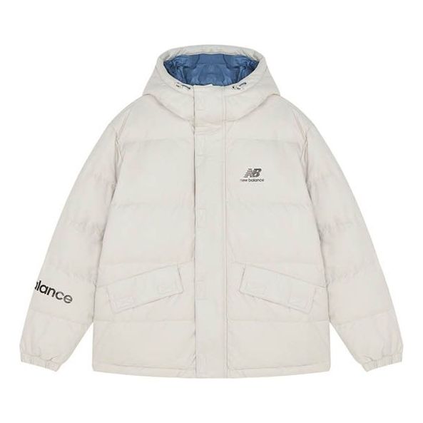 Пухо яке New Balance Logo Down Jacket Бежово | AMJ13334-BE