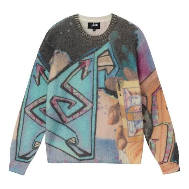 Пуловер Stüssy Goldie Graphic Print Sweater Многоцветен | 117159