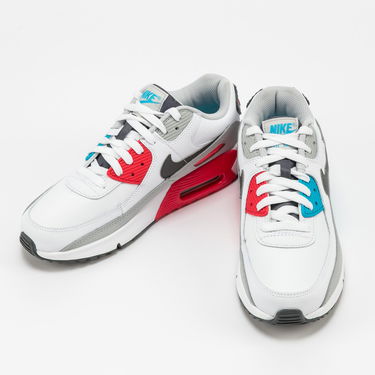 Кецове и обувки Nike Air Max 90 Leather GS Бяло | CD6864-108, 2