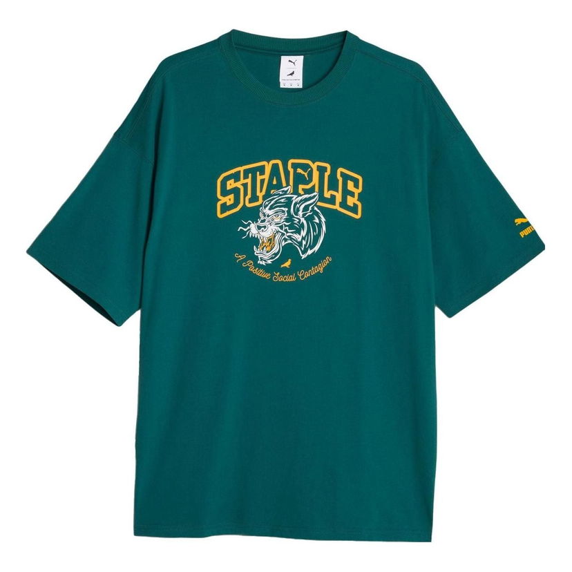 Тениска Puma STAPLE Graphic Tee Зелено | 622201-43