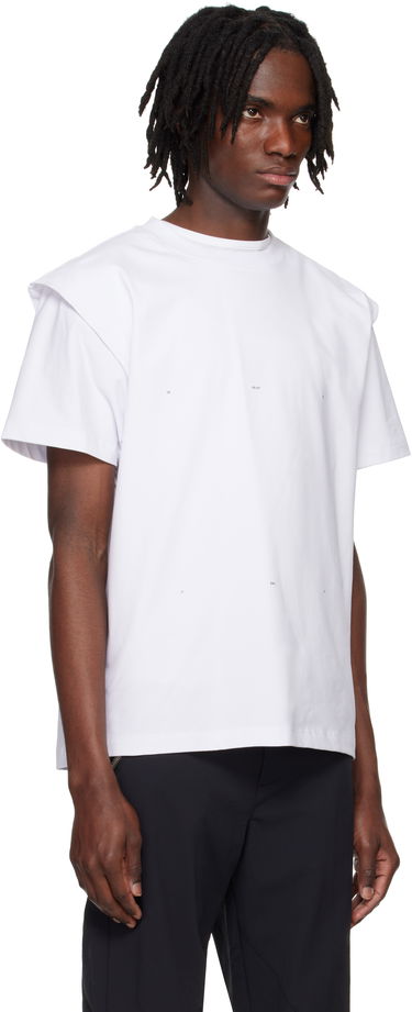 Тениска HELIOT EMIL HELIOT EMIL Outline Logo T-Shirt Бяло | PRESS25_M_09_089_WHT02_CO, 1