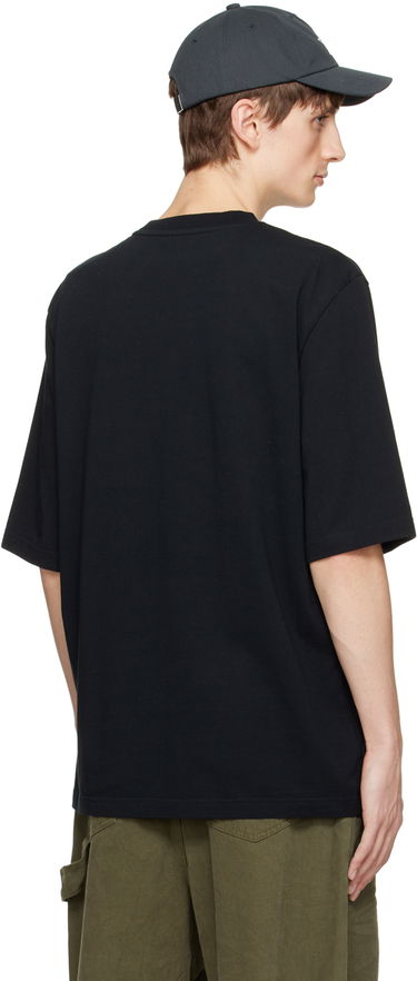 Тениска We11done We11done Overdyed Graphic T-Shirt Черно | WD-TT0-24-725-U-BK, 2