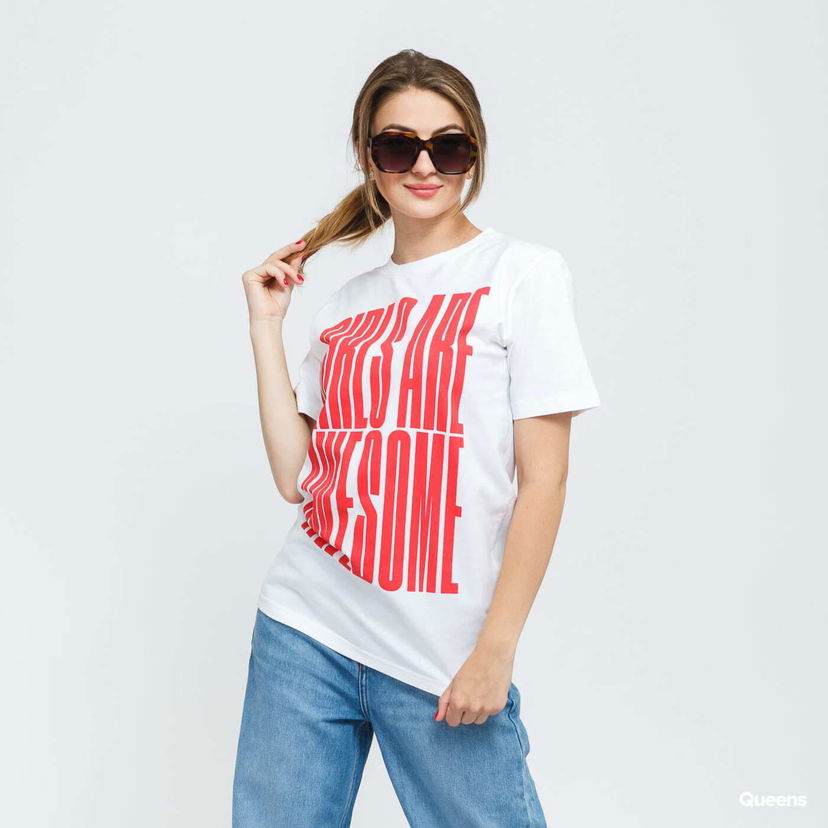 Тениска Girls Are Awesome Stand Tall Tee Бяло | 071574