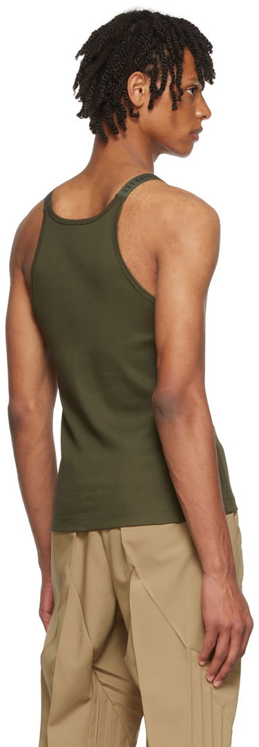 Потник Dion Lee Men's Exclusive Ribbed Tank Top Зелено | MOSS RIB, 2
