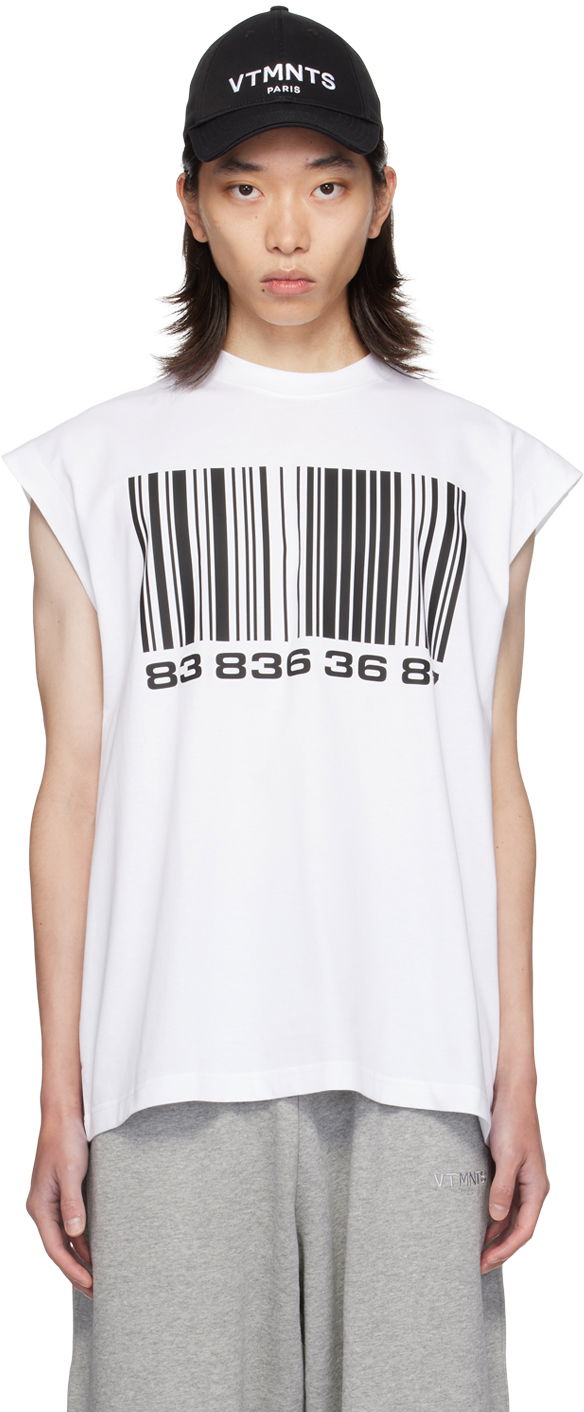 Потник VETEMENTS VTMNTS Graphic T-Shirt Бяло | VL22ST200W