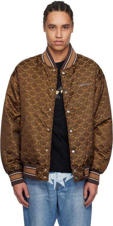 Яке бомбър BAPE BAPE ABC Camo Jacquard Reversible Bomber Jacket Кафяво | 001HJL301301M, 0