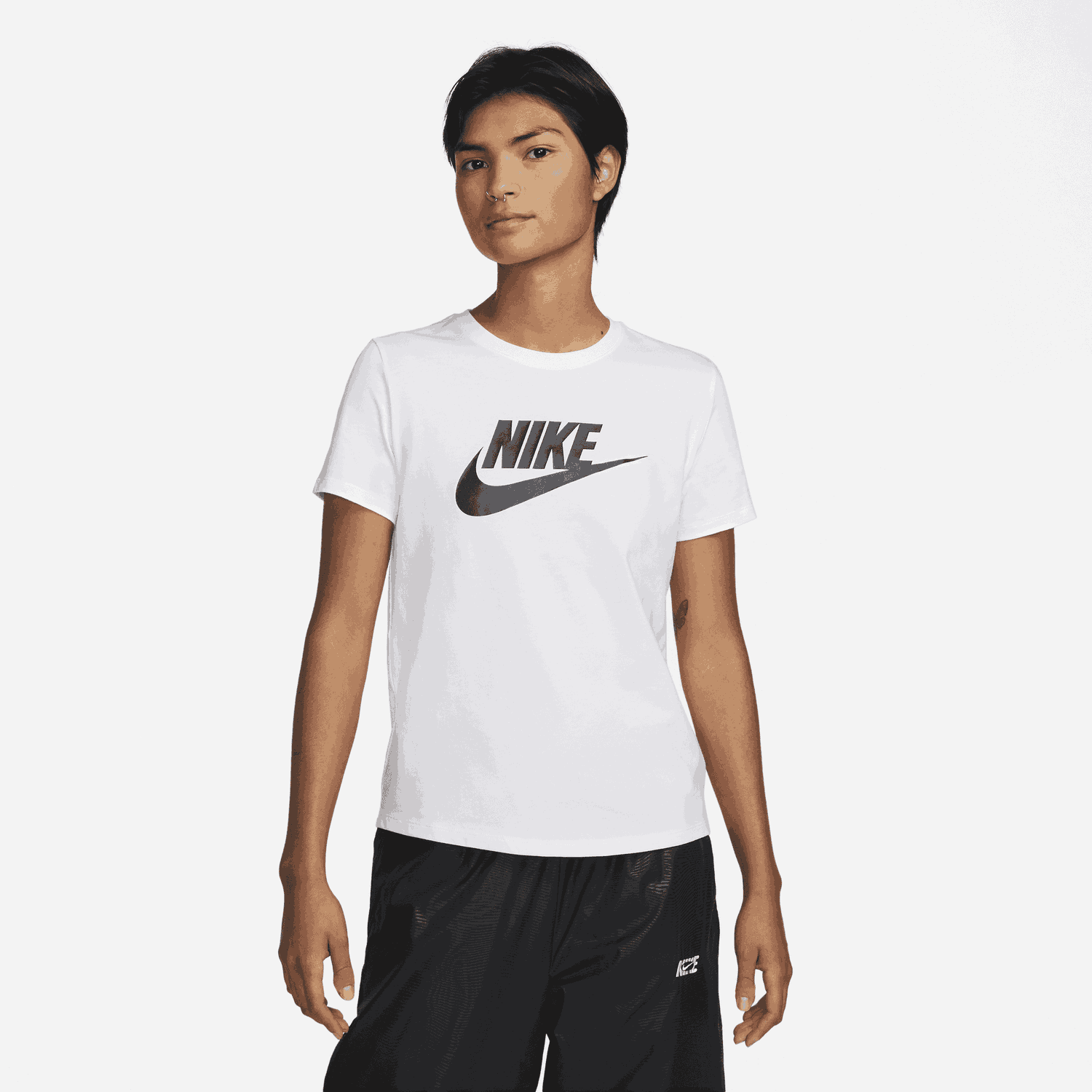 Тениска Nike Sportswear Essentials Logo Tee Бяло | DX7906-100, 0