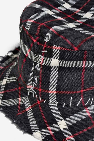 Шапка Marni Black Tartan Bucket Hat Черно | CLZC0088SY USCU54, 2